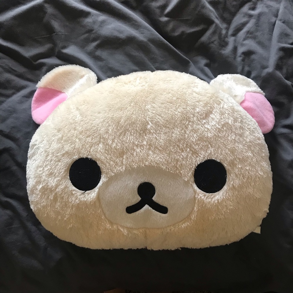 Rilakuma Korilakuma Plush Pillow Head